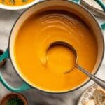 Maple Roasted Sweet Potato and Carrot Soup Recipe