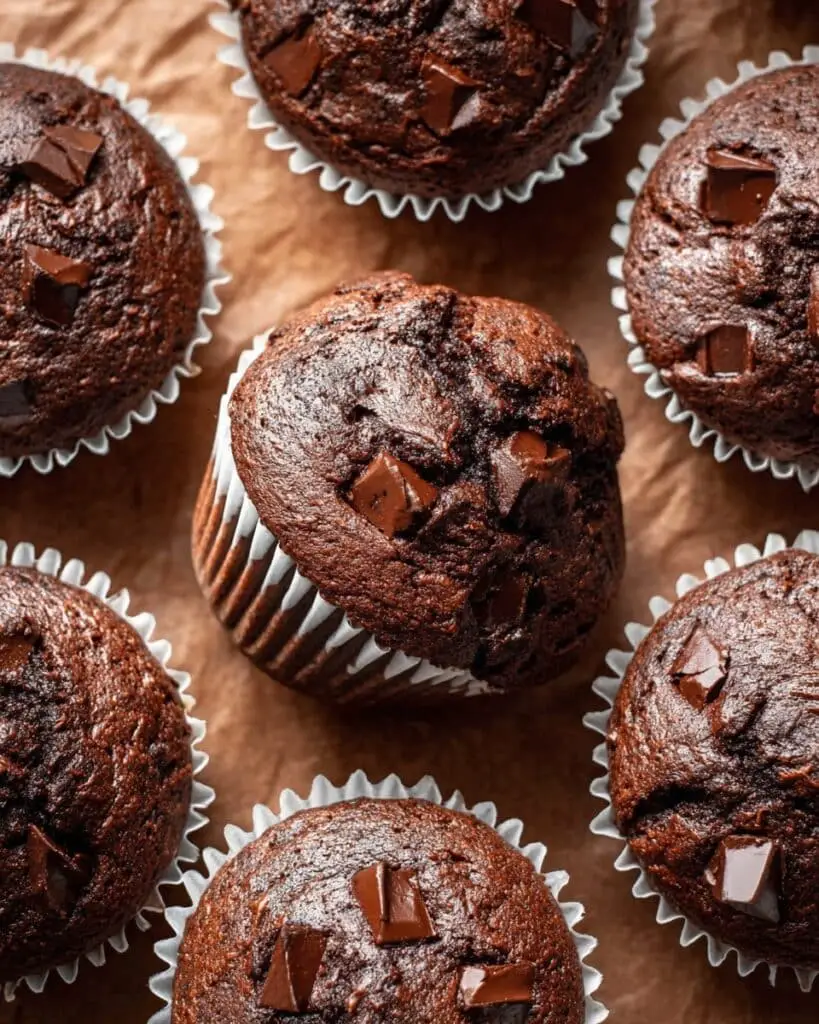 Vegan Chocolate Banana Bread Muffins Recipe