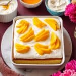 Mango Tres Leches Cake (Eggless) Recipe