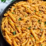 High Protein Creamy Beef Pasta Recipe
