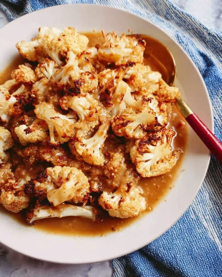 Honey Garlic Cauliflower Recipe