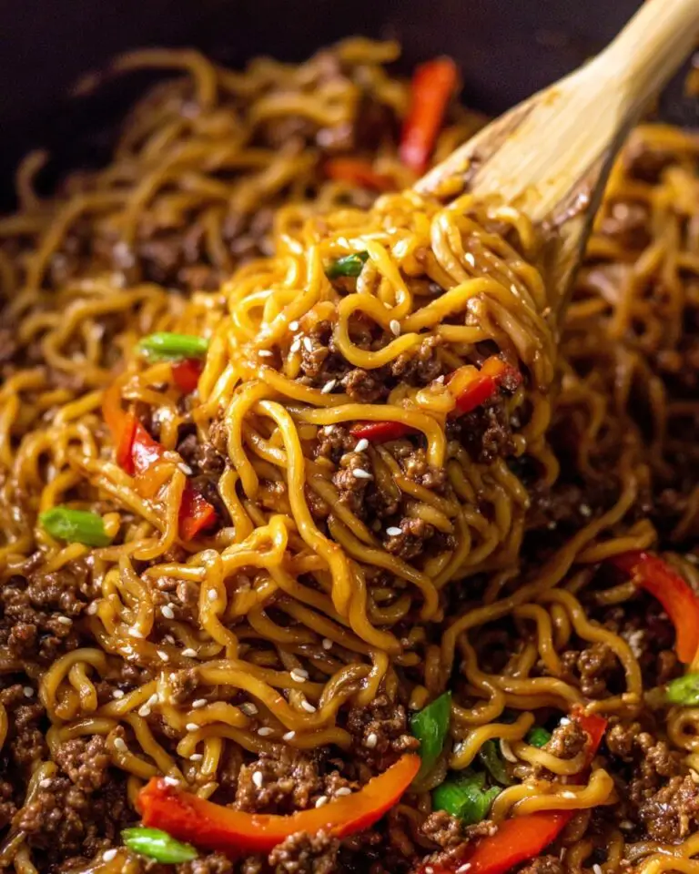 Slow Cooker Beef Ramen Recipe