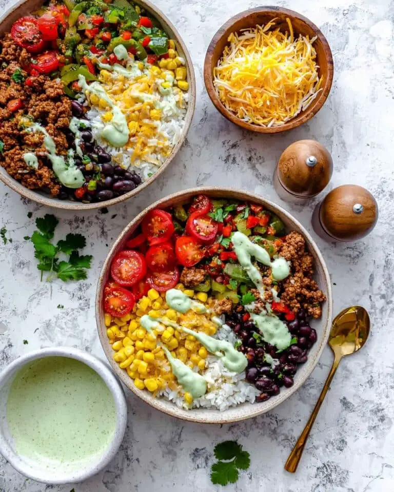 Ground Beef Burrito Bowls Recipe