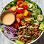Healthy Burger Bowls with Special Sauce Recipe