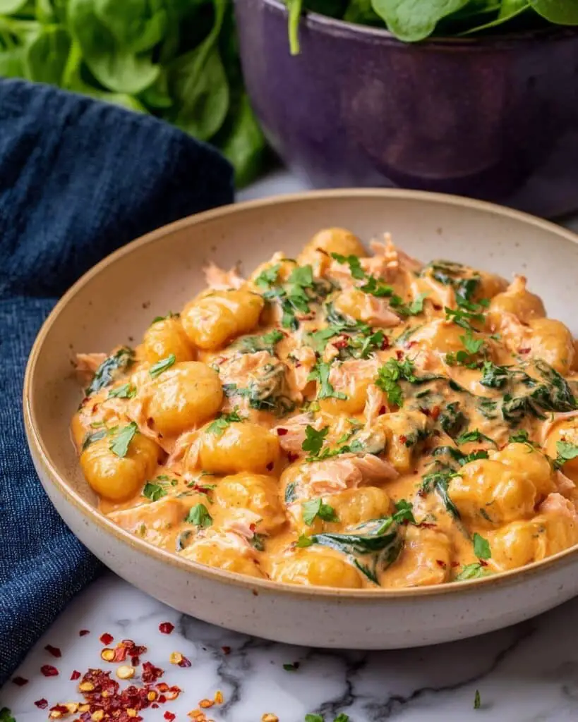 Creamy Salmon Gnocchi Recipe
