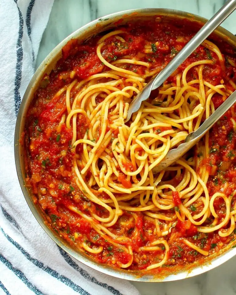 Homemade Marinara Sauce with Fresh Tomatoes Recipe