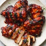 Caramelized BBQ Chicken Thighs in the Oven Recipe