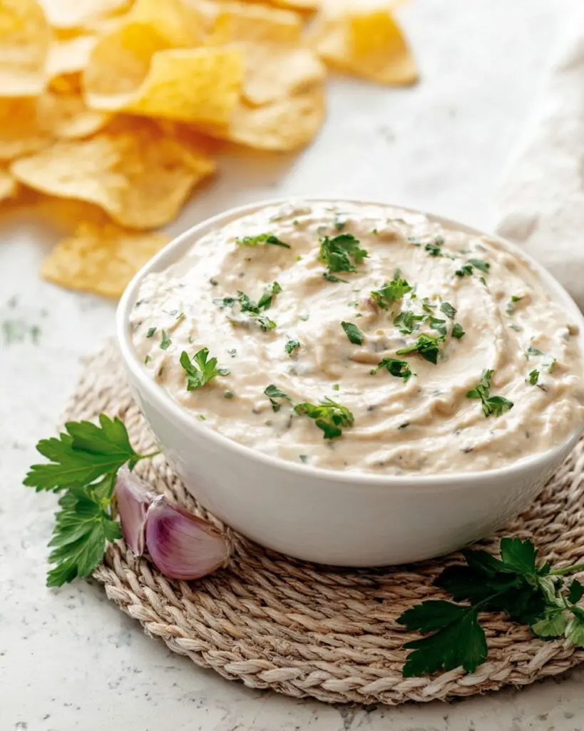 White Bean Garlic Hummus Recipe