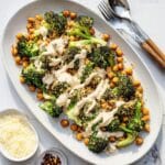 Roasted Broccoli Caesar Salad Recipe