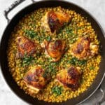 One-Pan Chicken and Couscous with Carrots and Spices Recipe