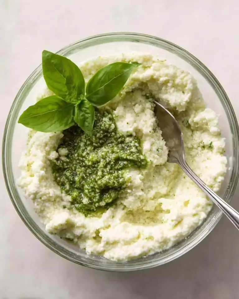 Pesto Whipped Feta Dip Recipe