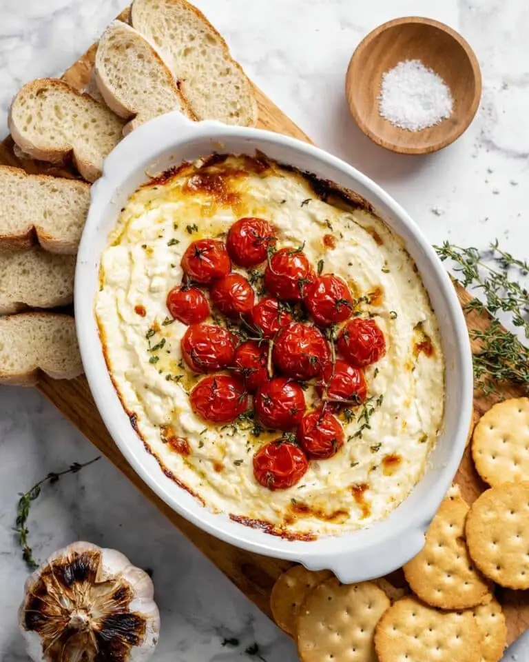 Roasted Garlic Goat Cheese Dip Recipe