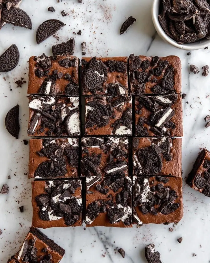 Double Oreo Brownies Recipe