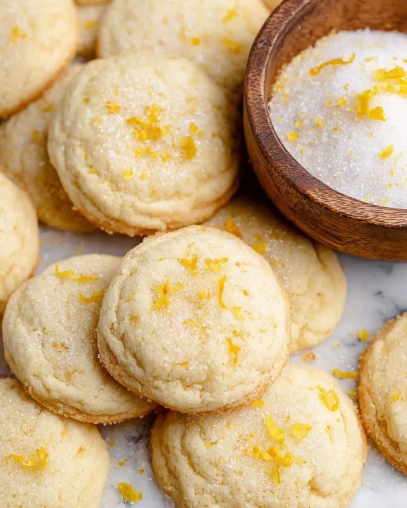 Soft & Chewy Lemon Cookies Recipe