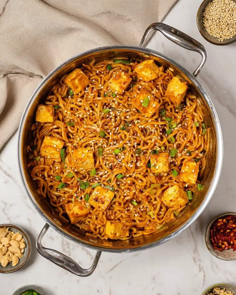 Chili Oil Peanut Noodles Recipe