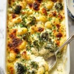 Cheesy Baked Gnocchi with Roasted Broccoli Recipe