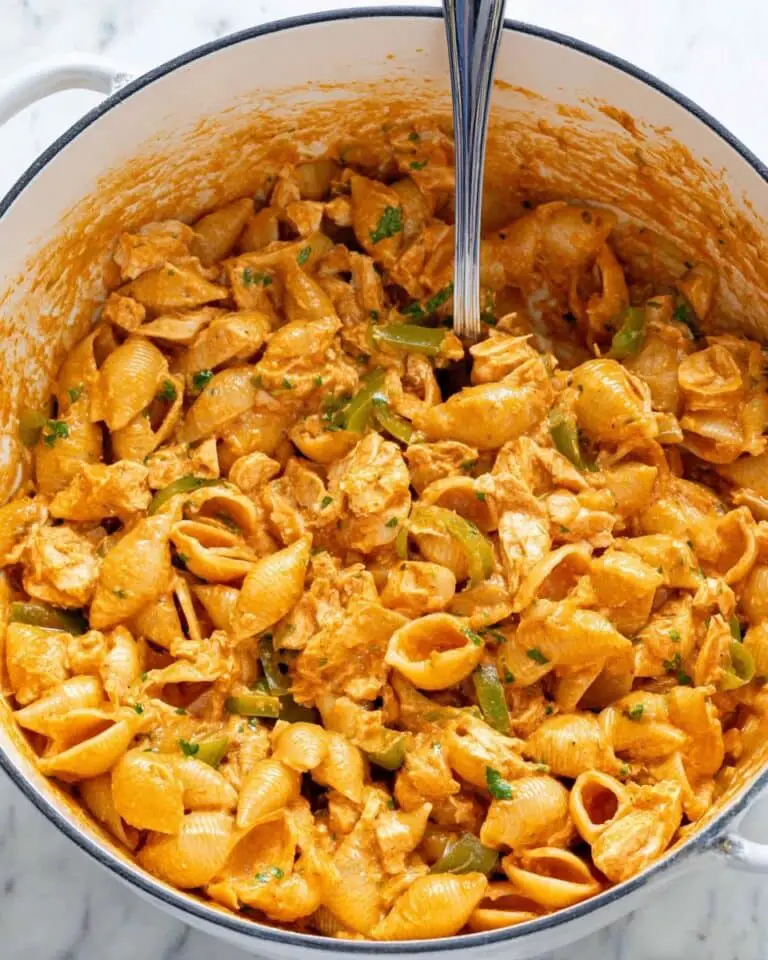 Creamy Chicken Fajita Pasta Recipe