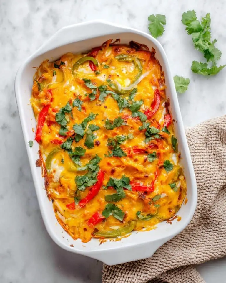 Chicken Fajita Casserole Recipe