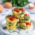 Spinach Tomato Egg Muffins Recipe