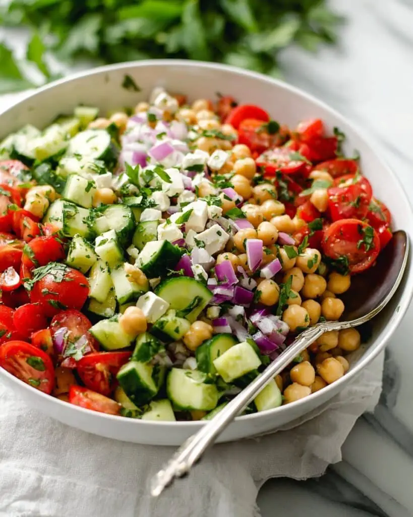 Mediterranean Chickpea Salad Recipe