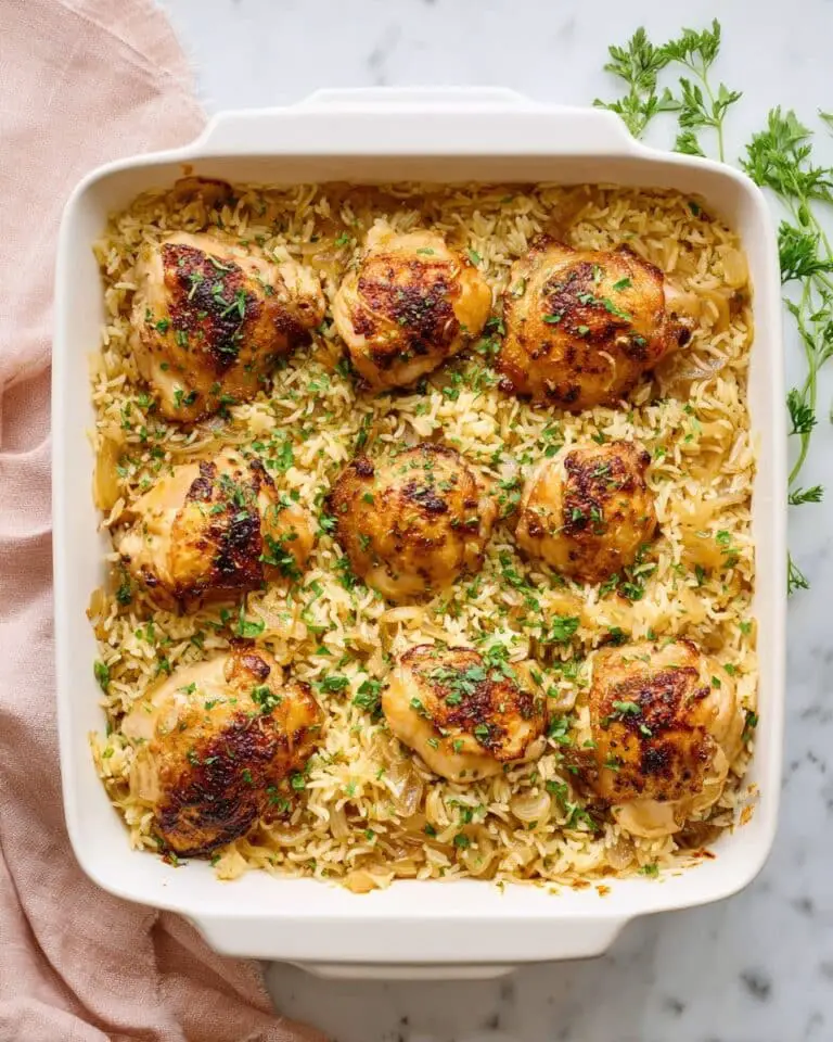 Oven Baked Chicken and Rice Recipe