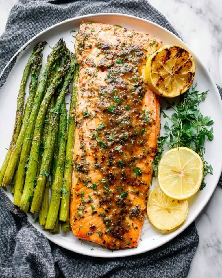 Honey Garlic Dijon Broiled Salmon Recipe