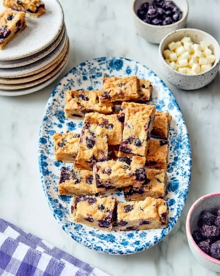Wild Blueberry Blondies Recipe