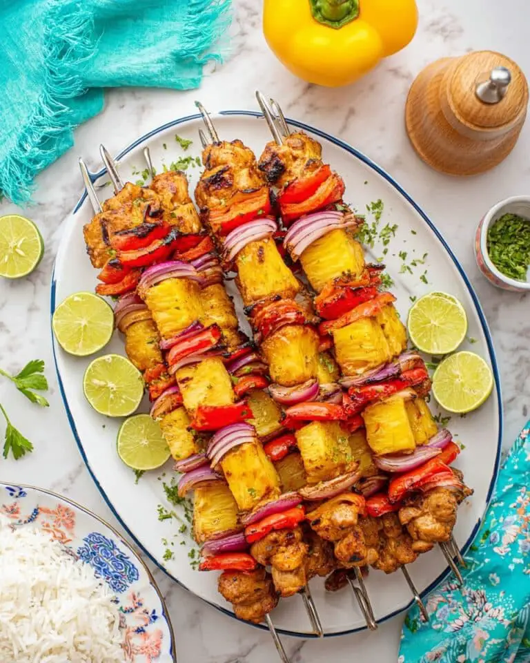 Chicken & Pineapple Kebabs Recipe