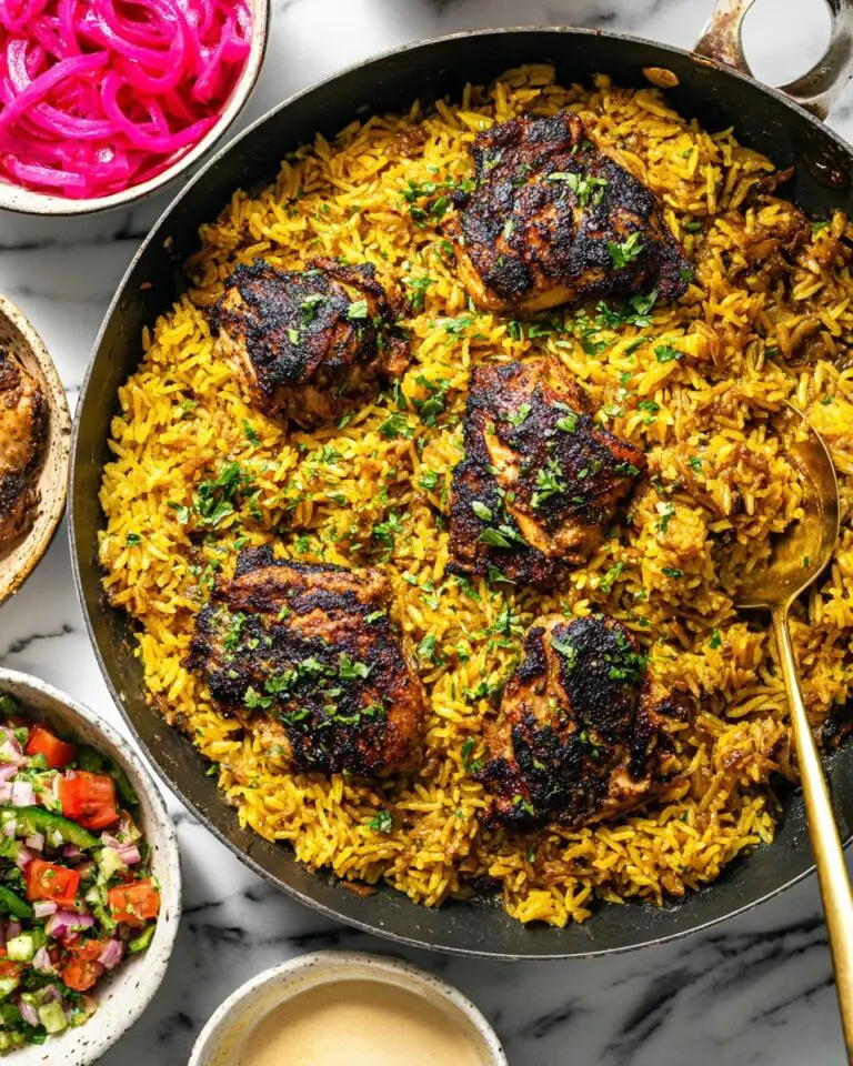 One Pan Shawarma Chicken & Rice Recipe