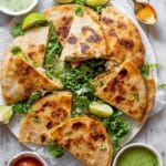 White Bean Buffalo Tacos with Cilantro Sauce Recipe