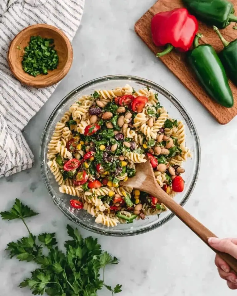 Cowboy Caviar Pasta Salad Recipe