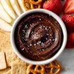 Brownie Batter Chocolate Hummus Recipe