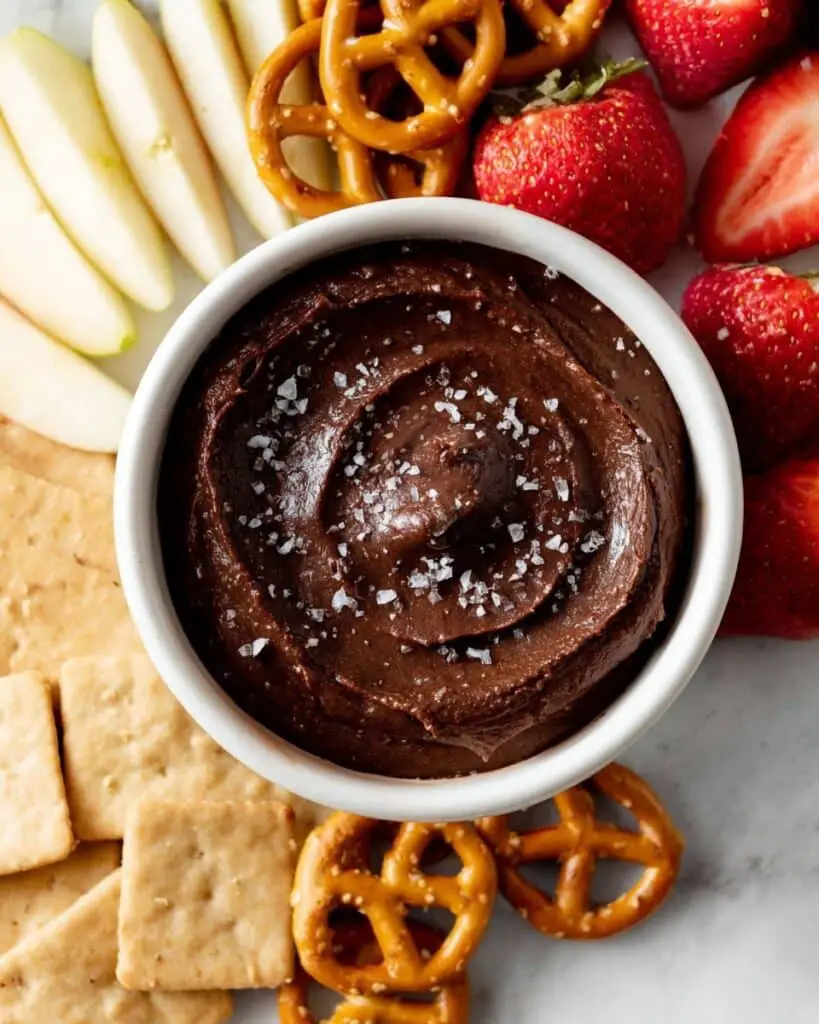 Brownie Batter Chocolate Hummus Recipe