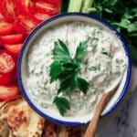 Creamy Tahini Lime Sauce with Parsley Recipe