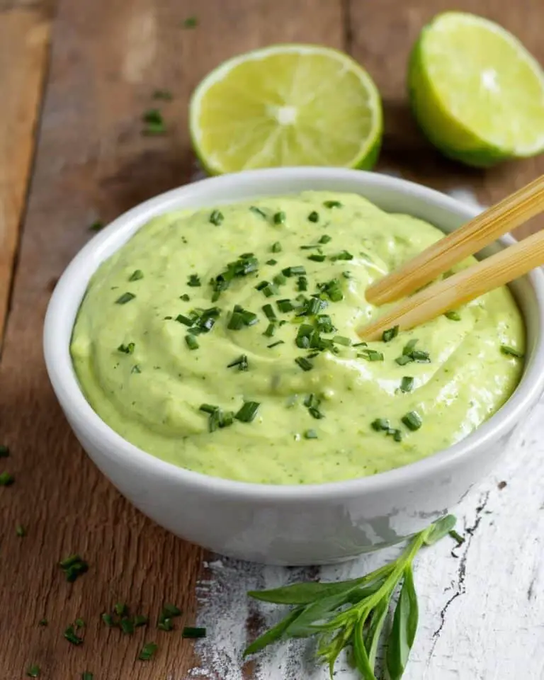 Avocado Jalapeño Sauce Recipe