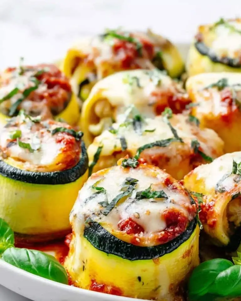 Zucchini Roll-Ups (Lasagna Rolls) Recipe