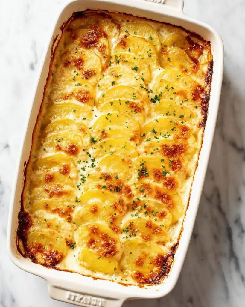 Easy Cheesy Scalloped Potatoes Recipe