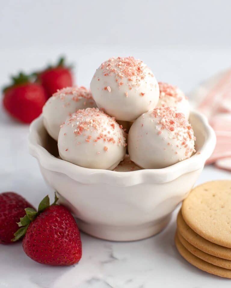 Strawberry Shortcake Truffles Recipe