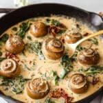 Creamy Garlic Butter Tuscan Mushrooms Recipe