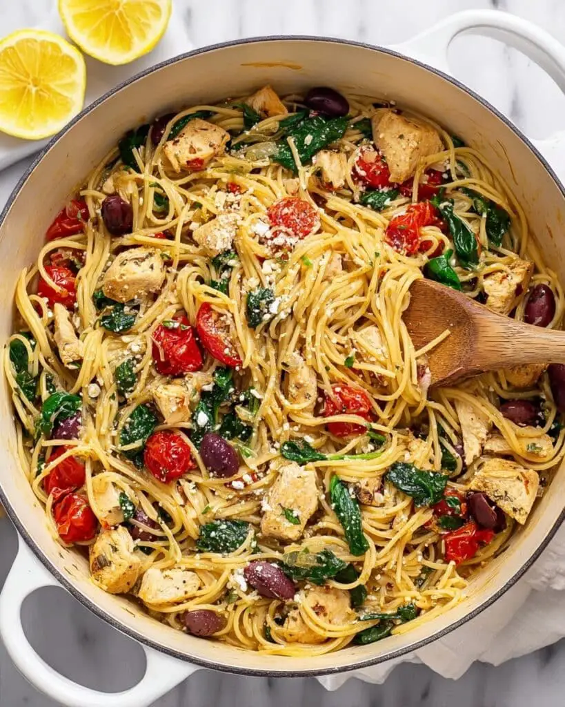 Mediterranean One-Pot Chicken Pasta Recipe