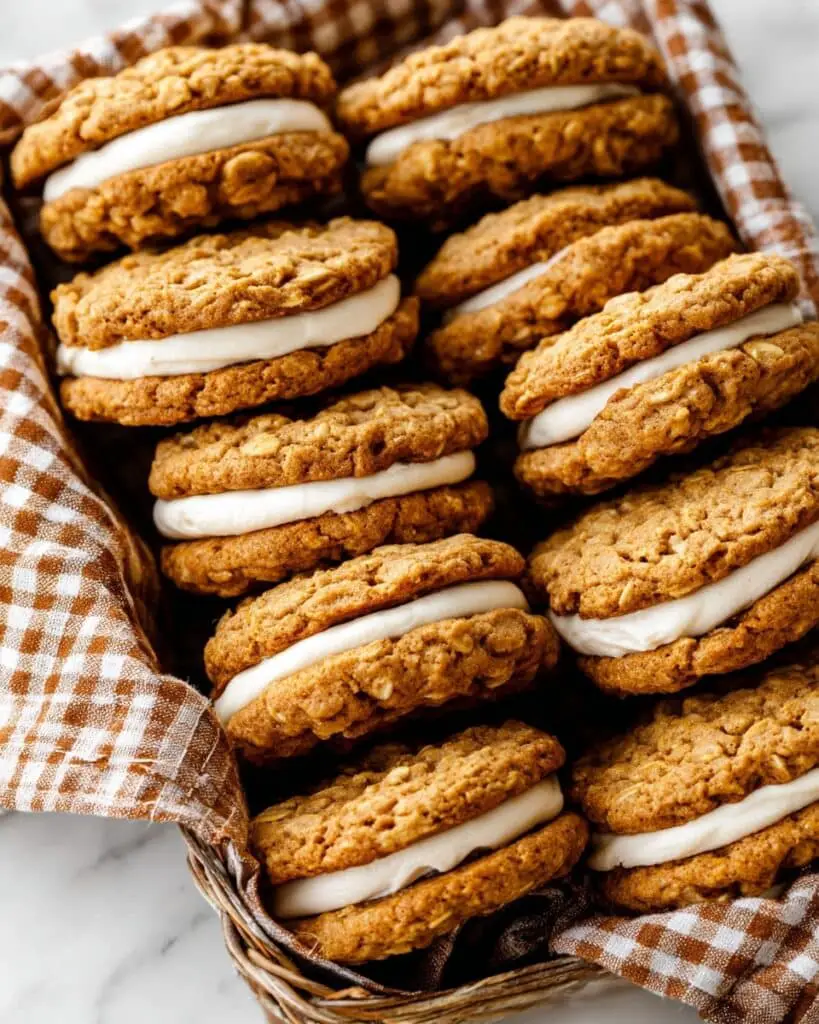 Carrot Cake Cookies with Browned Butter Cream Cheese Filling Recipe