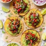 Lentil Tacos with Spiced Tomato and Cilantro Recipe