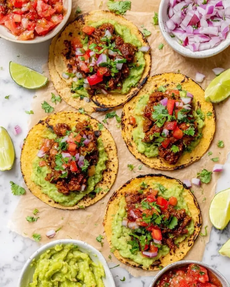 Lentil Tacos with Spiced Tomato and Cilantro Recipe