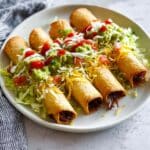 Homemade Beef Taquitos with Crispy Shells Recipe