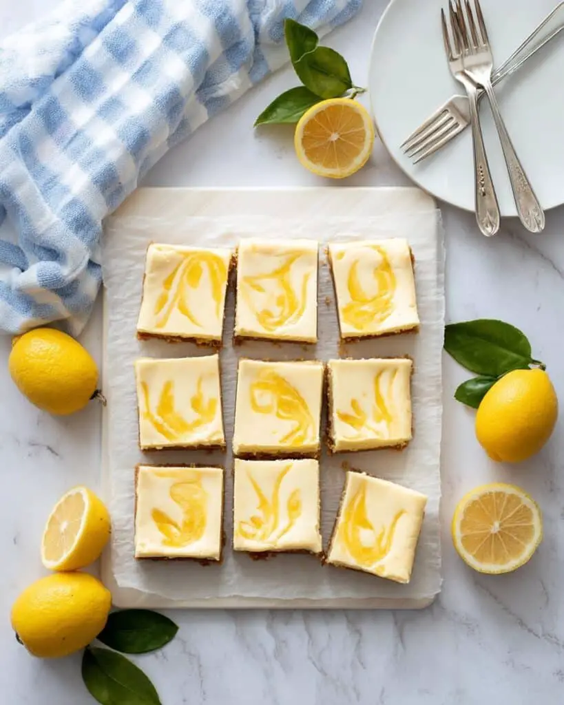 Lemon Cheesecake Bars Recipe