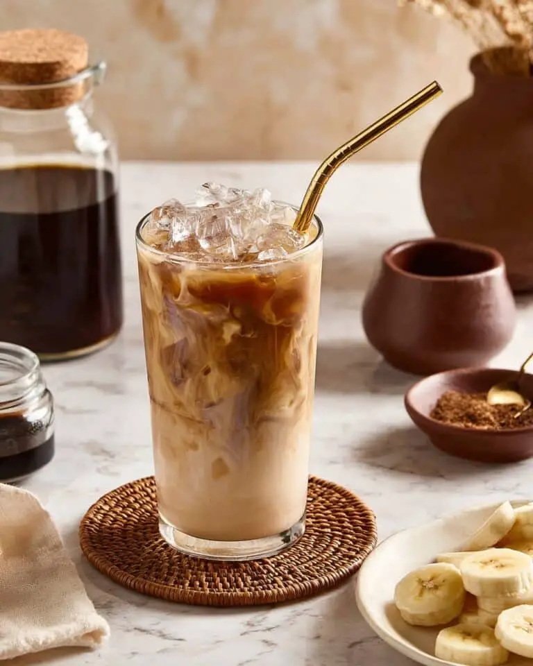 Viral Caramelized Banana Iced Latte Recipe
