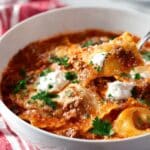 One Pot Lasagna Soup Recipe (Easy!) Recipe