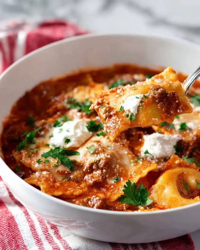 One Pot Lasagna Soup Recipe (Easy!) Recipe
