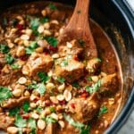 Slow Cooker Thai Peanut Chicken Recipe