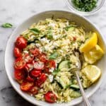Lemon Orzo Salad Recipe